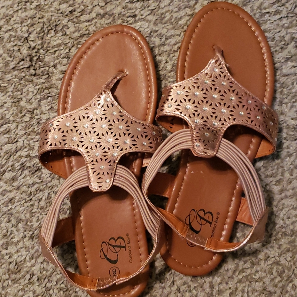 Rose Gold Sandals